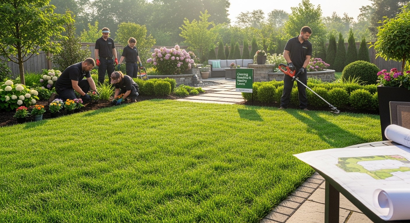 Creating Beautiful and Healthy Lawns Through Professional Landscaping