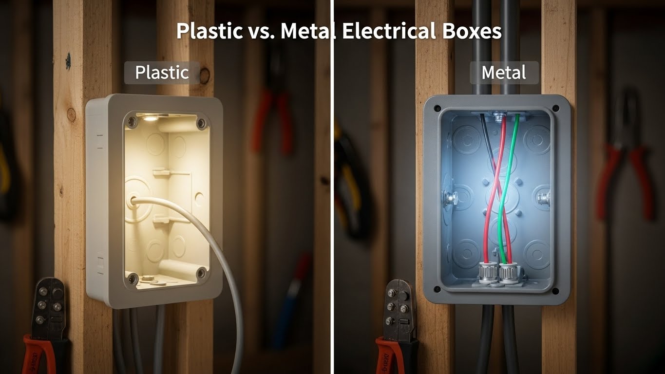 Plastic vs Metal Electrical Boxes Choosing the Right Option for Modern Construction